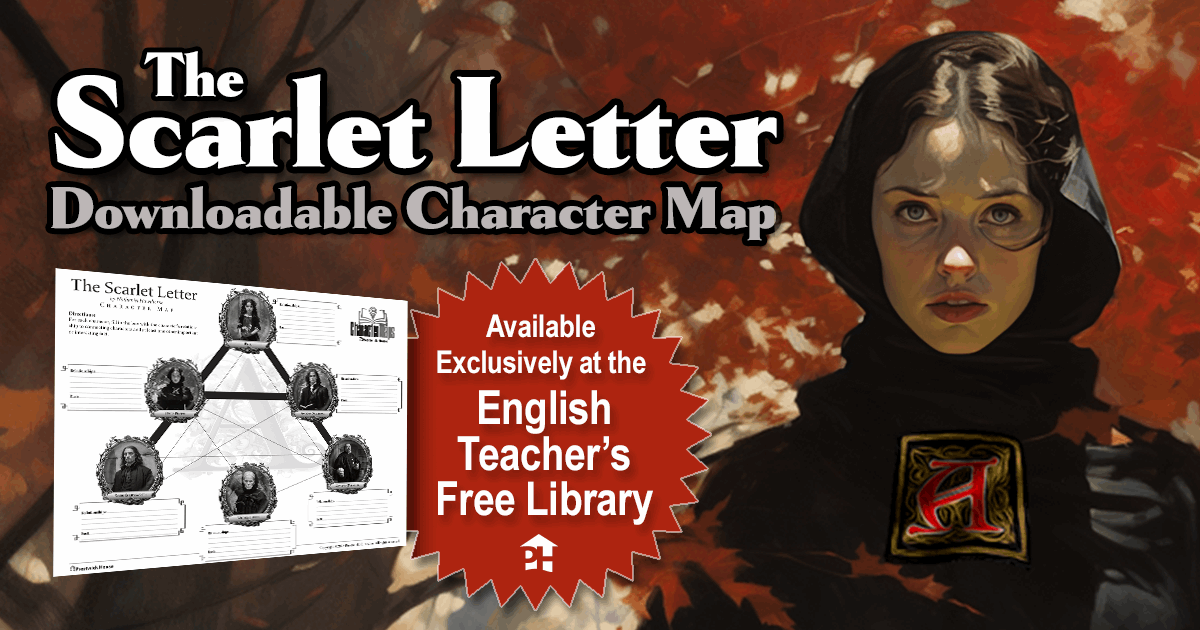 Free Character Map The Scarlet Letter Prestwick House